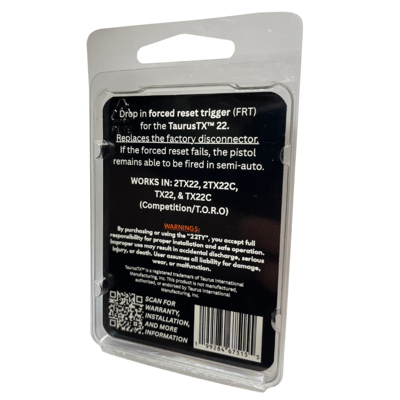 Freedom Finger Triggers 22TY - TaurusTX™ 22 TX22 FRT (Stainless Steel)