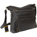 Bulldog Cross Body Purse W/hlstr Blk