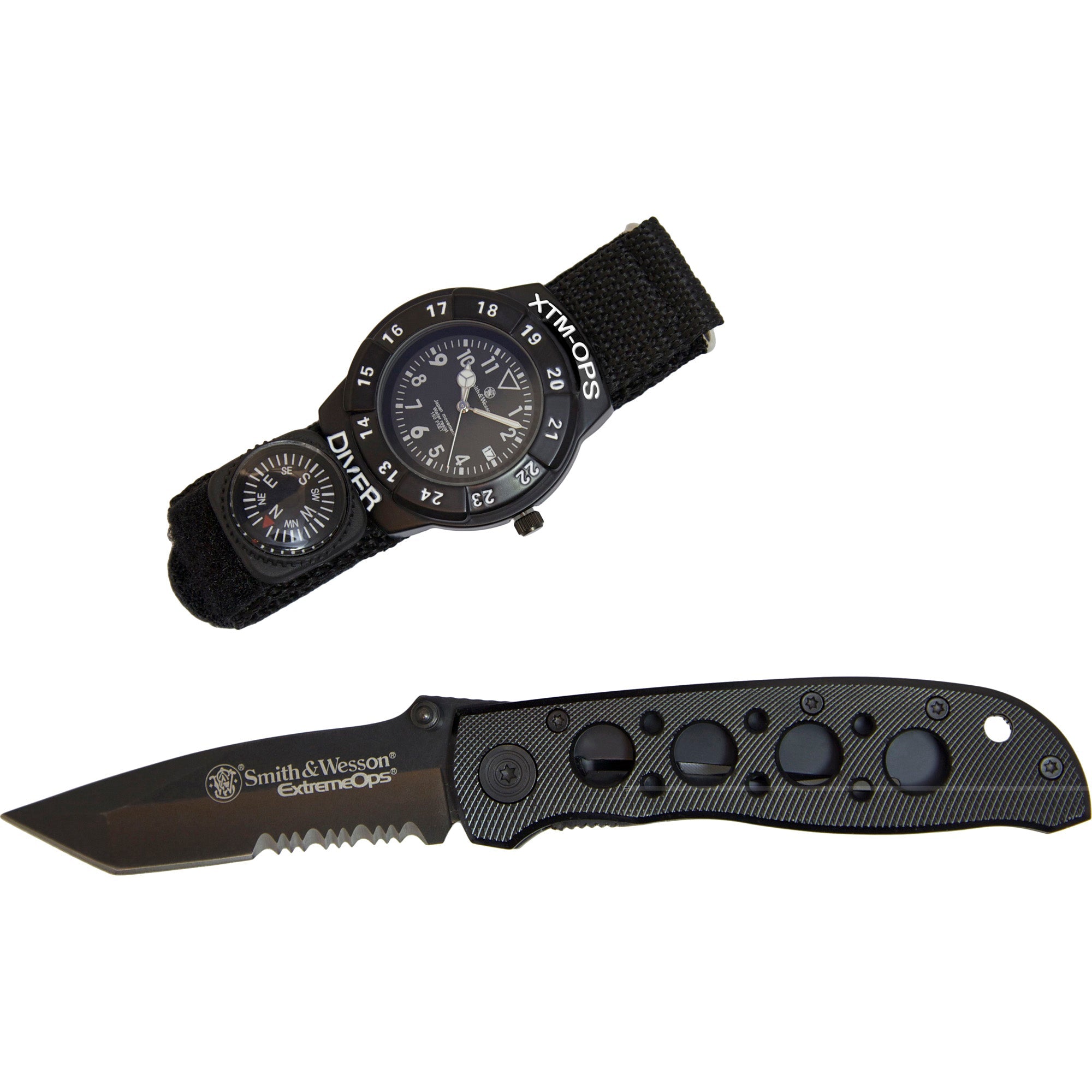 Cbg S&w Extreme Ops Knife/watch Blk