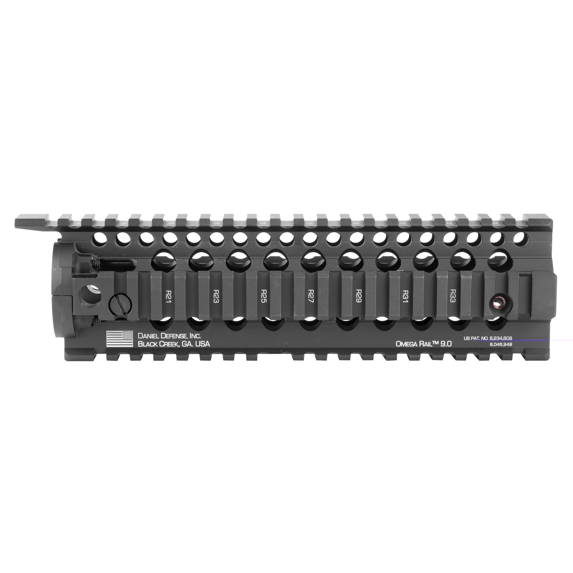 Dd Omega Mid-length Rail 9.0 Blk