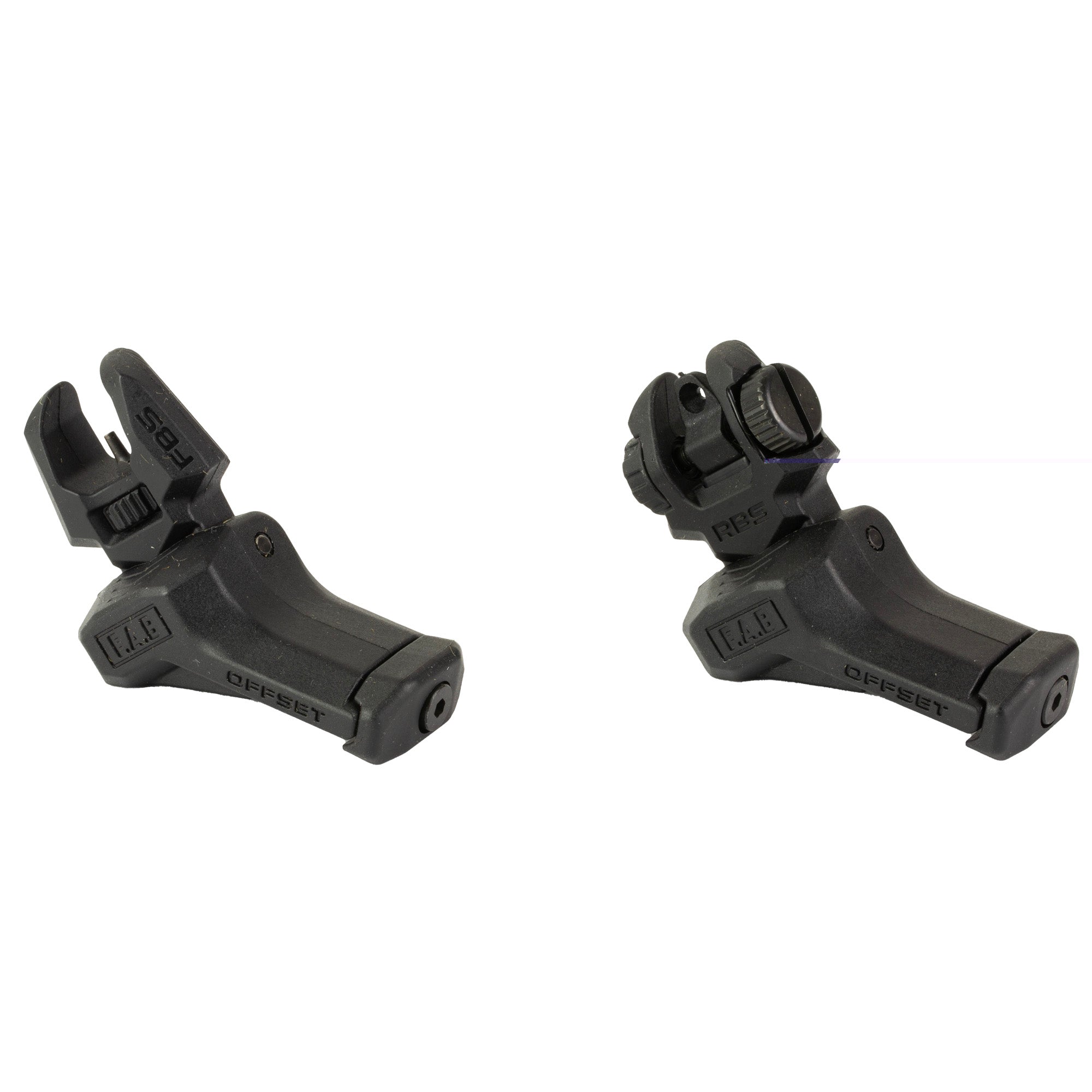 Fab Def Frnt/rear Offst Sghts Rh Blk