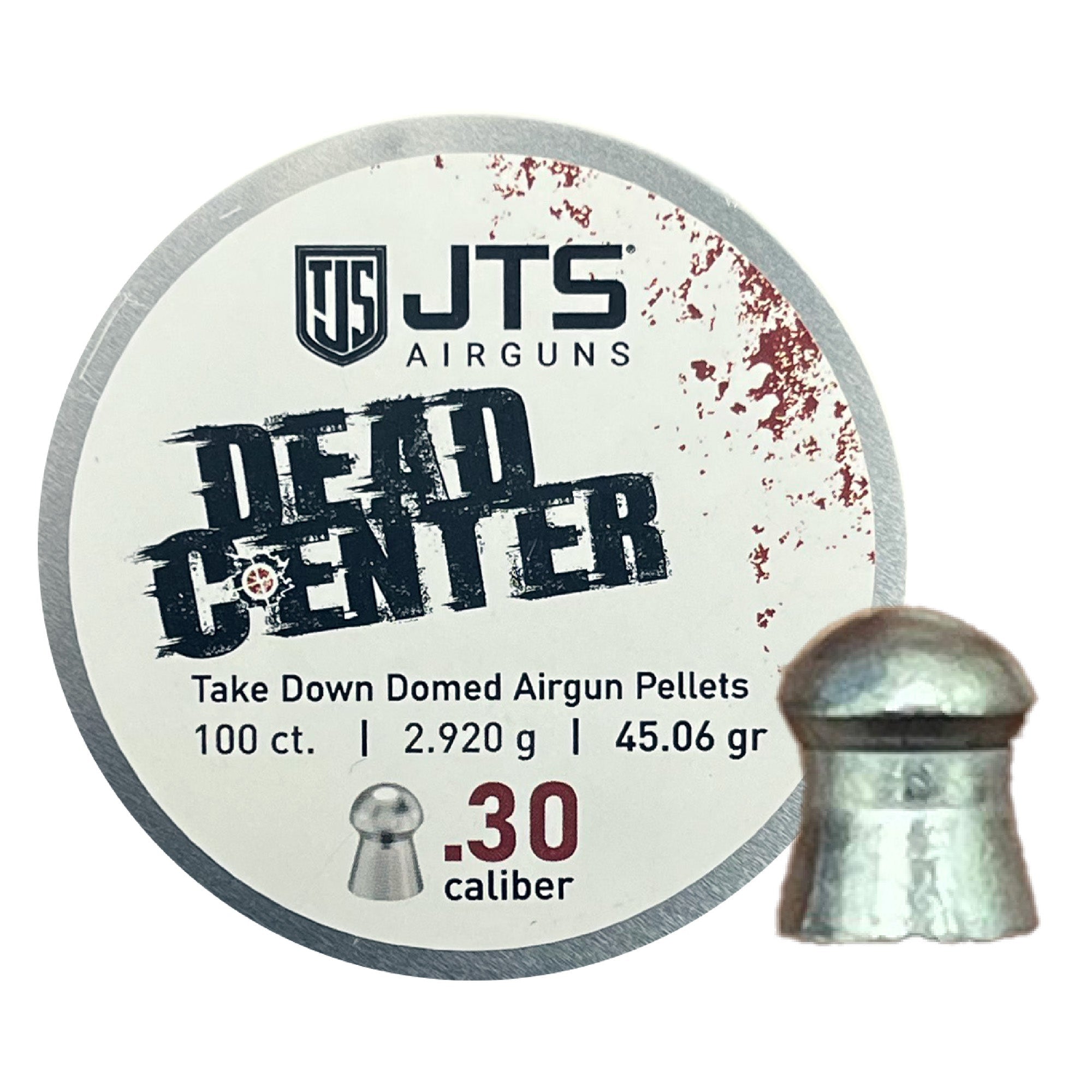 Jts .30 Cal 45gr Domed 100ct