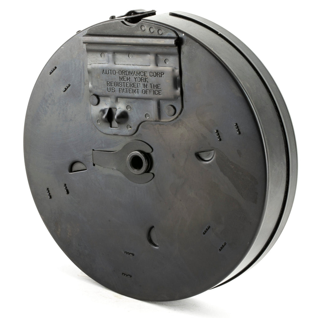 Mag Auto Ord 50rd Drum 45acp Bl