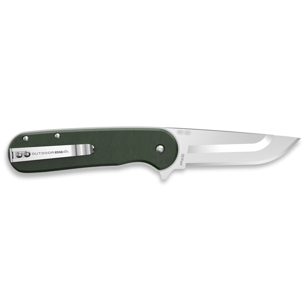 Od Edge Razor Vx3 Micarta Green Ss